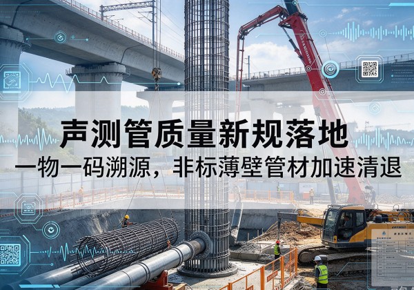 宁安声测管质量新规落地，一物一码溯源，非标薄壁管材加速清退