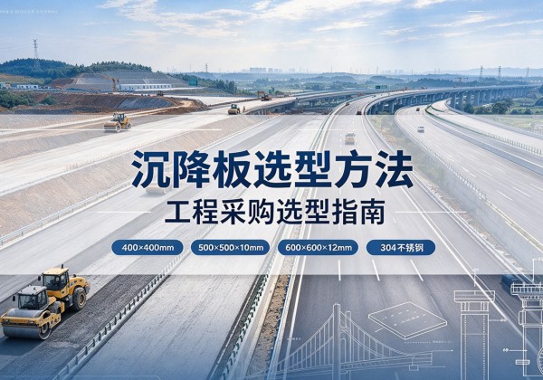 宁安沉降板选择方法